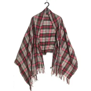 DRIES VAN NOTEN 울 체크 스톨 드리스반