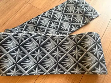 부쇼안 기하학 패턴 도안 반폭 오비