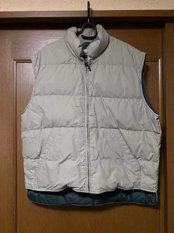 Eddie Bauer XL 베이지 다운 베스트