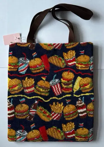 미사용 새상품 페이러 LOVERARY 버거샵 토트백