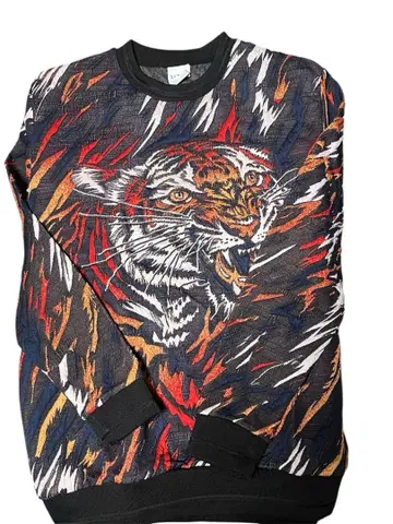 [ 새상품급 ] ZARA 프린트 맨투맨 트레이닝복