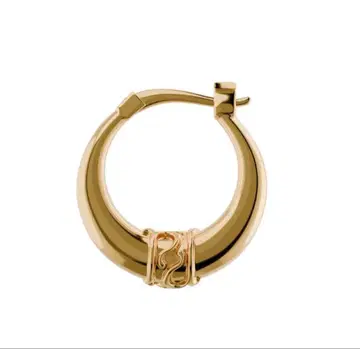 pointless journey 로고 귀걸이 골드 츠네다 다이키