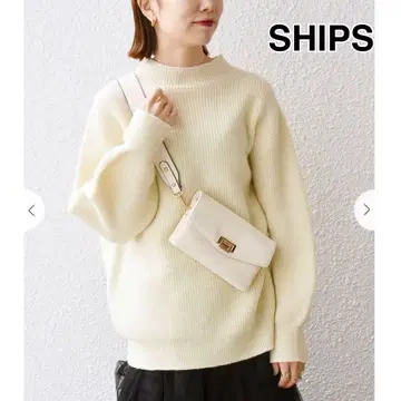 SHIPS any 컴팩트 울 퍼프 슬리브 풀오버