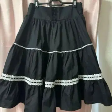 시마무라 아이노 에리 수요일의 샬롯 블랙 스커트 L 사이즈