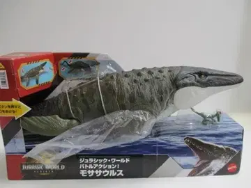 [ 새상품급 ] 쥬라기 월드 배틀 액션 모사사우루스