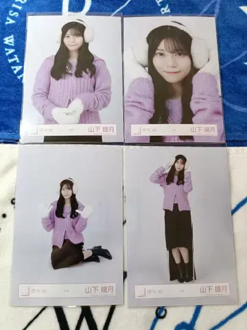 사쿠라자카46 야마시타 시즈키 겨울 의류 브로마이드 컴프