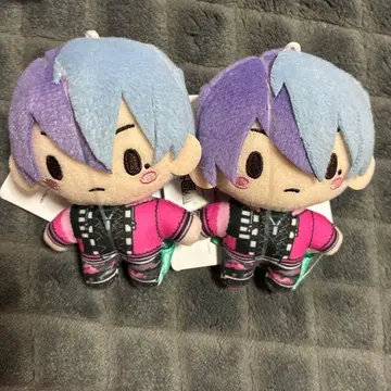 프로세카 아오야기 토야 후와푸치 마스코트 봉제 인형 2개 세트