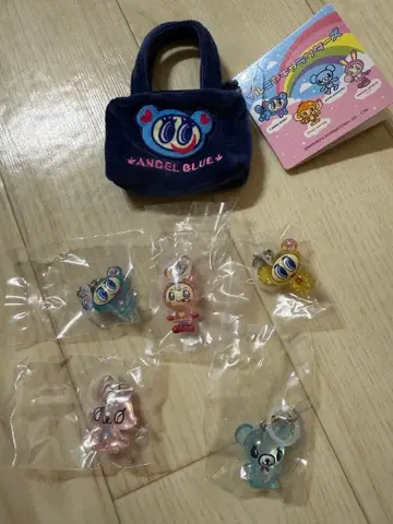 나루미야 캐릭터 메지루시 액세서리 미니 파우치 세트