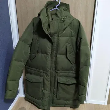 PUMA 후드 부착 다운 자켓 L 사이즈 올리브