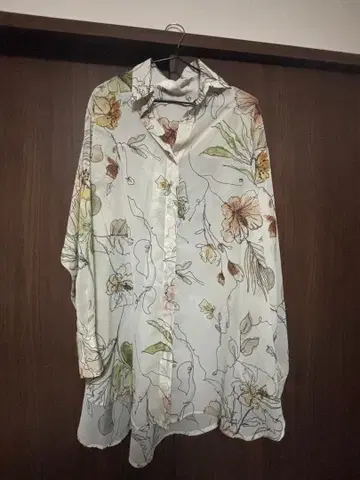 라벨에튀드 오리지널 VINTAGE 플라워 프린트 릴랙스 셔츠