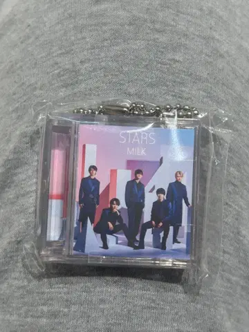 M!LK STARS 미니 재킷 키링 캡슐 토이