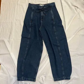 ZARA 다크 데님 하이웨스트 팬츠 26