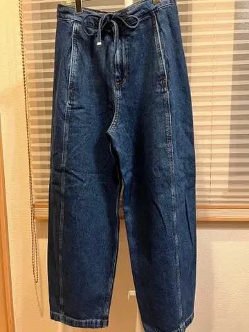 ZARA 다크 데님 하이웨스트 팬츠 26