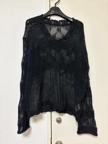 미사용 새상품 MAISON SPECIAL 블랙 니트 프리 사이즈