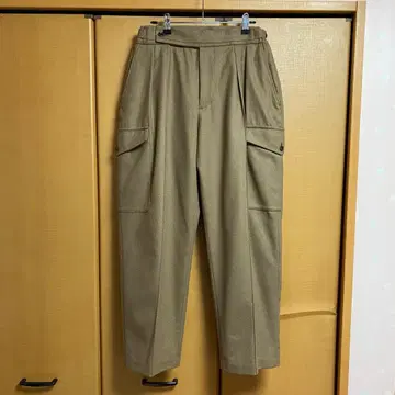 사야토모 2-Tack Flannel Cargo Pants 베이지