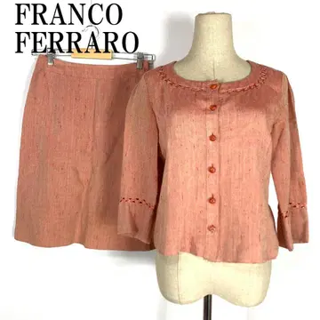 LA2683 프랑코 페라로 스커트 블라우스 자켓 셋업 레드 2