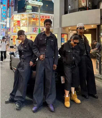 Classic Rigid Tuck pants indigo