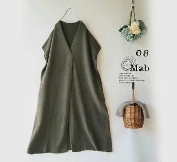 새상품 할인 08Mab 카키*앞 슬릿 롱 니트 가디건*가을/겨울 148