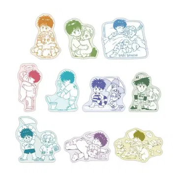 BANANA FISH 트레이딩 다이컷 스티커 애니메이트