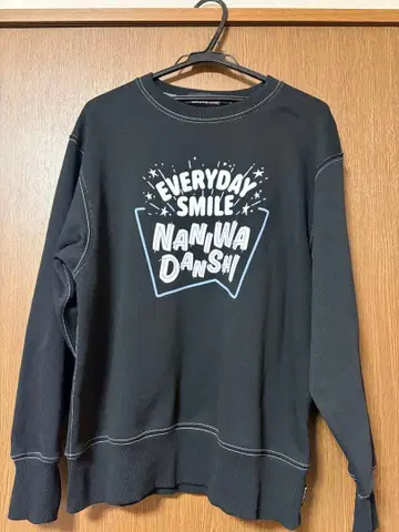 나니와단시 헤비 웨이트 맨투맨 풀오버 M 사이즈 GU 콜라보