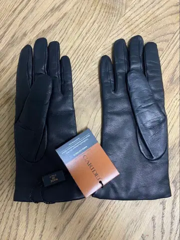 CARIDDI 가죽 장갑 블랙 (미사용 새상품) 택, 주머니 있음