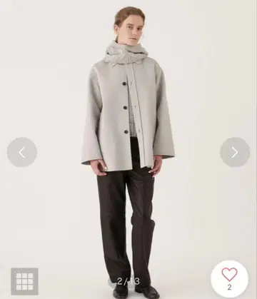 GALERIE VIE 더블 페이스 셔츠 코트