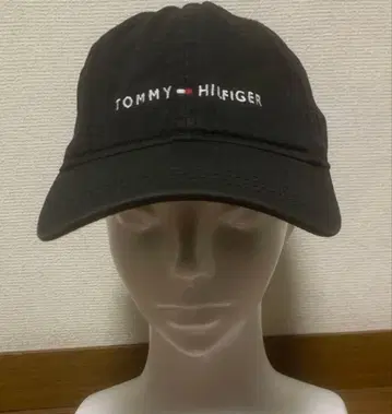 TOMMY HILFIGER 캡 블랙