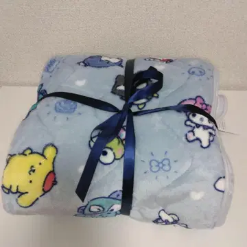 산리오 패드 침구 블루