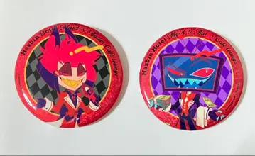 해즈빈 호텔 애니메이트 카페 알래스터 복스 캔 배지