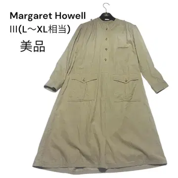 마가렛호웰 셔츠 원피스 III L~XL 상당 코듀로이 베이지