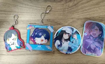 시라이시 안즈 캔뱃지 키링