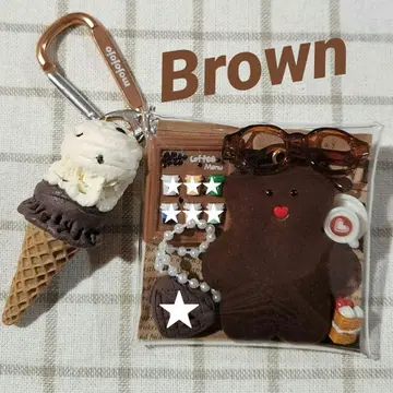 가챠 파우치 mojojojo 브라운