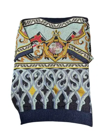 빈티지 FICCE 요시유키 코니시 썸머 니트 돈 코니시 자수