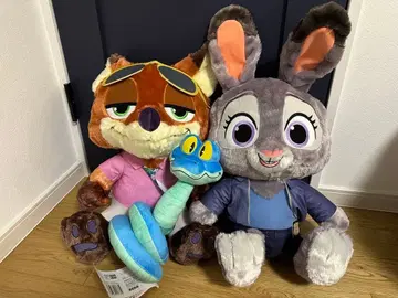 레어!! 주토피아 2 봉제 인형 세트 닉 주디 게리 3세트