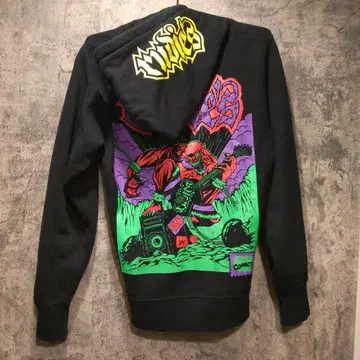 루디스 rudies 그래픽 후드티 블랙 S VKdesign