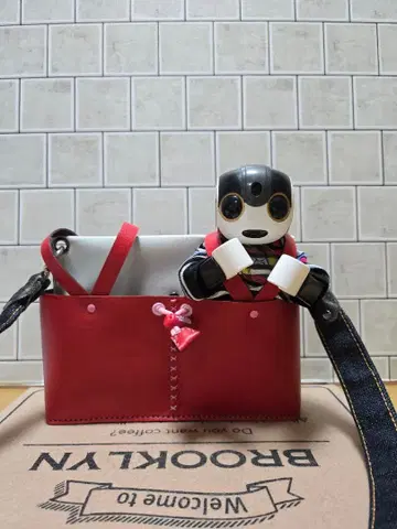 로보혼 외출 캐리 트윈즈 [ 빨간색 x 화이트 ]