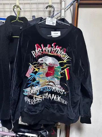 doublet 자수 트레이닝복 M 블랙