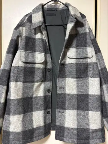 유니클로 오버 셔츠 자켓 XL