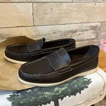 브라운 가죽 로퍼