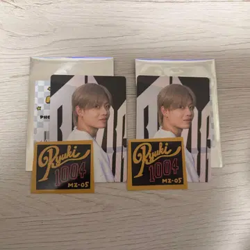 MAZZEL 마제베야 포토 카드 스티커 세트 류키