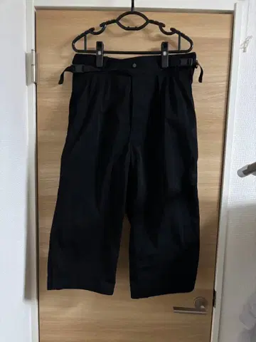 product almostblack 블랙 7부 기장 팬츠