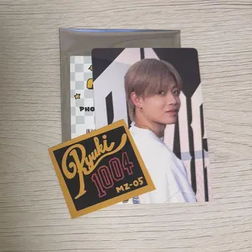 MAZZEL 마제베야 포토 카드 스티커 세트 류키