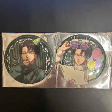 진격의 거인 프린스 호텔 메탈 캔뱃지 리바이 벌스데이