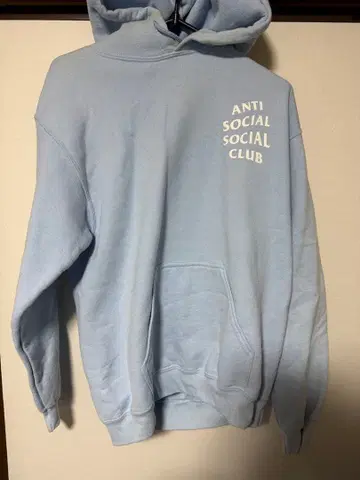 ANTI SOCIAL SOCIAL CLUB 후드티 라이트 블루