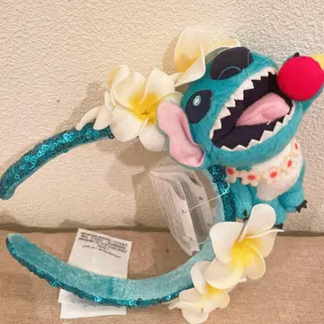 디즈니 스티치 AULANI 한정판 머리띠 귀여운 하와이