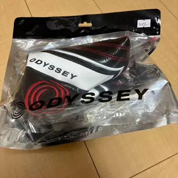 ODYSSEY 퍼터용 골프헤드커버 블랙/화이트/빨간색
