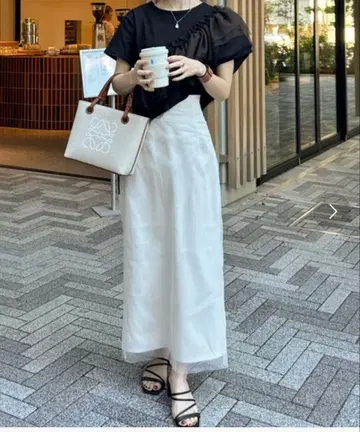 hinari 튤 레이어드 스커트