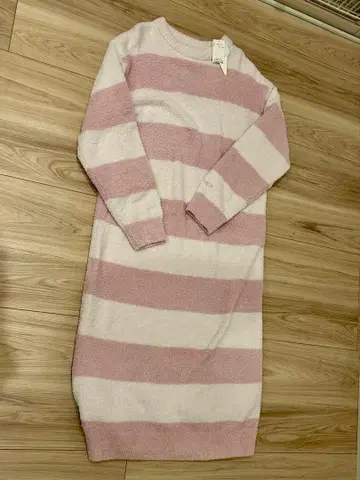 [택 포함 새상품] gelato pique 핑크 줄무늬 원피스