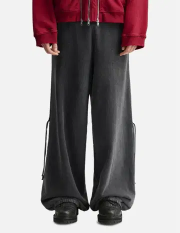 VAIN drawstring pants 워시드 그레이 L 사이즈