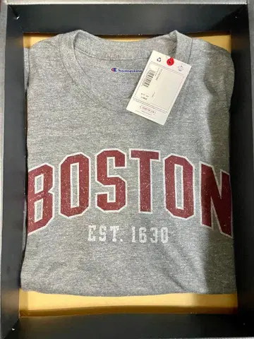 Champion BOSTON EST. 1630 그레이 T셔츠